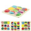 2014 Geometric Puzzle Wooden Shapes Jigsaw Puzzle