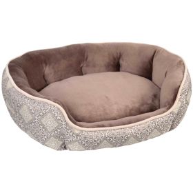 Wild Olive 13271-02 Oval Pet Bed (Brown)
