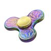 Rainbow Tri-Spinner Fidget Gyro Toy Ceramic EDC Autism Hand Spinner Desk Focus