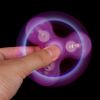 LED Glowing Fidget Spinner Triangle Single Finger Decompression Gyro Hand Spinner Fingertip Gyro