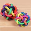1PC Colorful Soft Bell Plastic Ball Durable Fetch Chew Pet Dog Toy