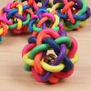 1PC Colorful Soft Bell Plastic Ball Durable Fetch Chew Pet Dog Toy