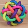 1PC Colorful Soft Bell Plastic Ball Durable Fetch Chew Pet Dog Toy