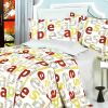 Blancho Bedding - [Apple Letter] 100% Cotton 4PC Duvet Cover Set (King Size)(Comforter not included)