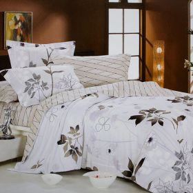 Blancho Bedding - [Faint Aroma] Luxury 7PC Bed In A Bag Combo 300GSM (Full Size)